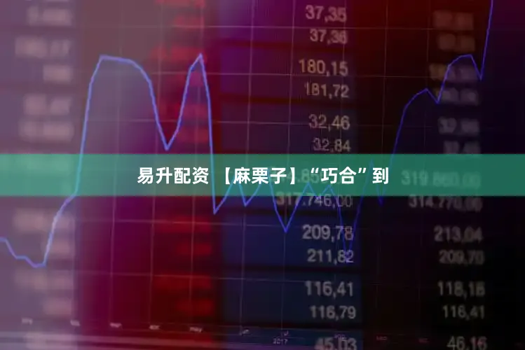 易升配资 【麻栗子】“巧合”到