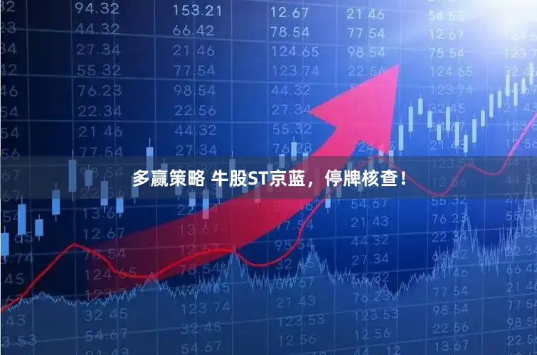 多赢策略 牛股ST京蓝，停牌核查！