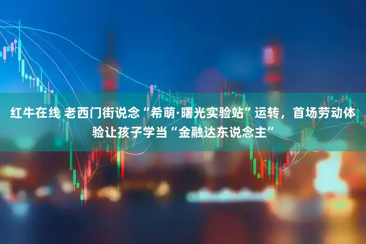 红牛在线 老西门街说念“希萌·曙光实验站”运转,首场劳动体验让孩子学当“金融达东说念主”