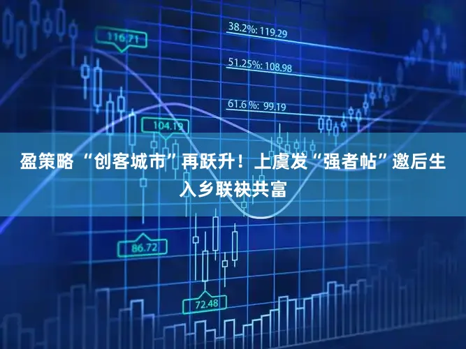 盈策略 “创客城市”再跃升!上虞发“强者帖”邀后生入乡联袂共富